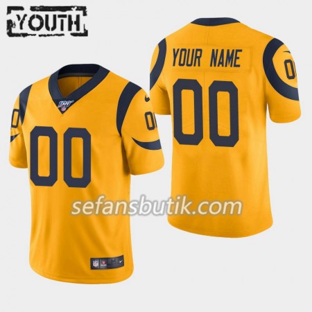 Los Angeles Rams Tröjor Custom Nike Gold 100th - Barn